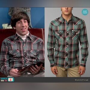 Salt Western Cassidy Plaid Western Button Down Shirt Size XS